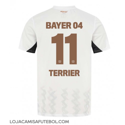 Camisa de Futebol Bayer Leverkusen Martin Terrier #11 Equipamento Secundário 2024-25 Manga Curta